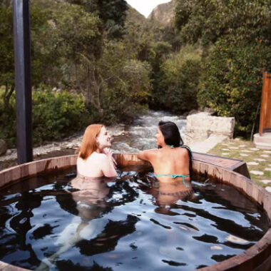 Onsen Spa en Las Qolqas hotel ecolodge