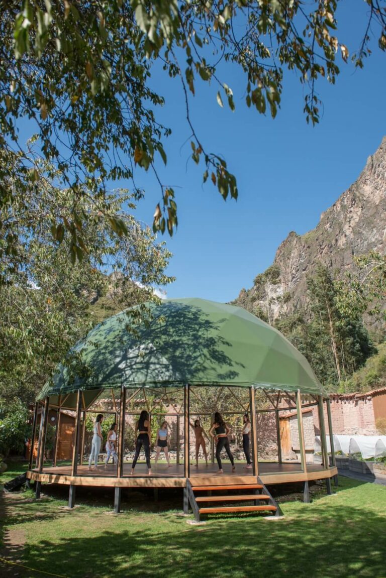 Geodesic Dome at Las qolqas ecolodge