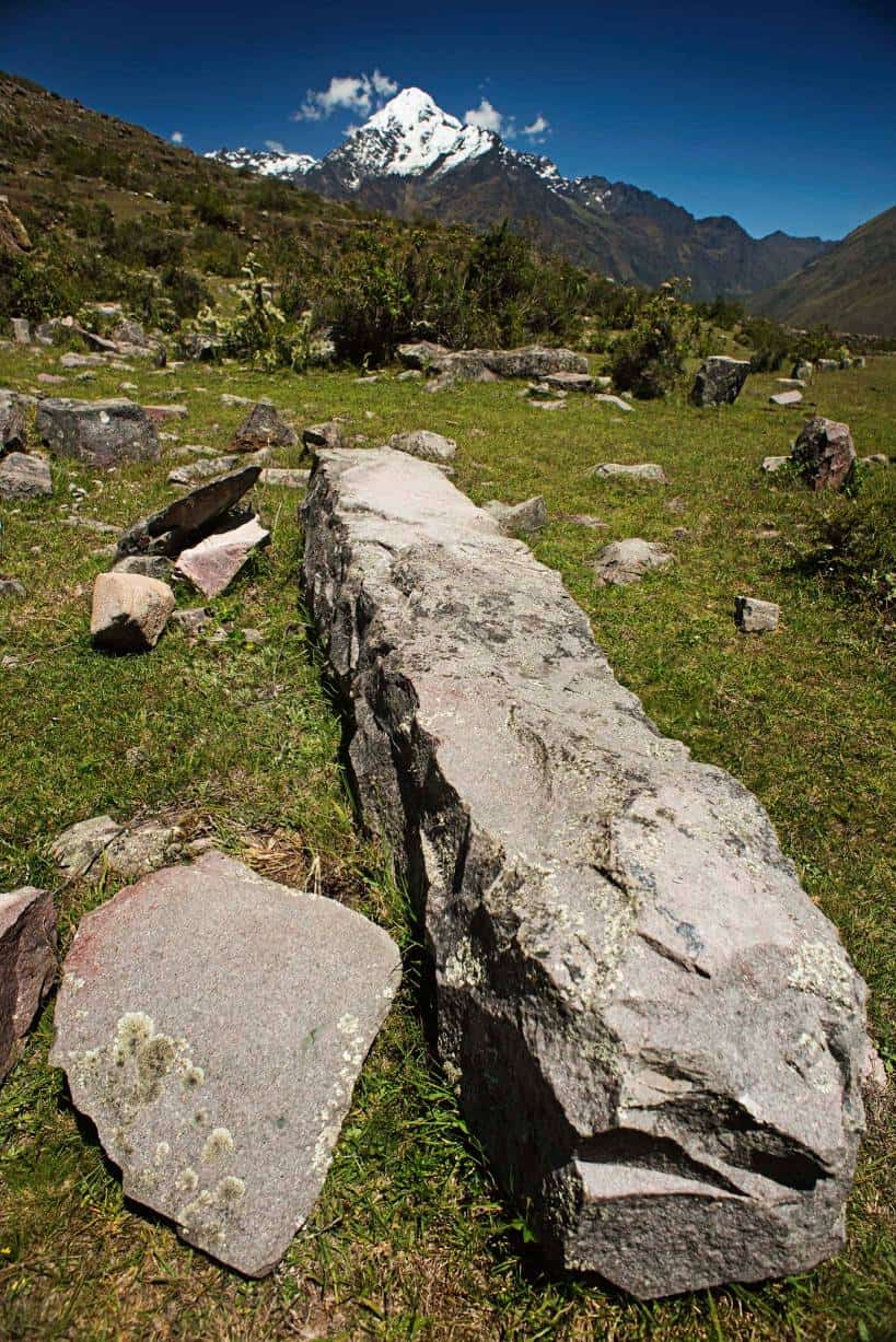 Tired stone Inca trail Inti Punku ollantaytambo