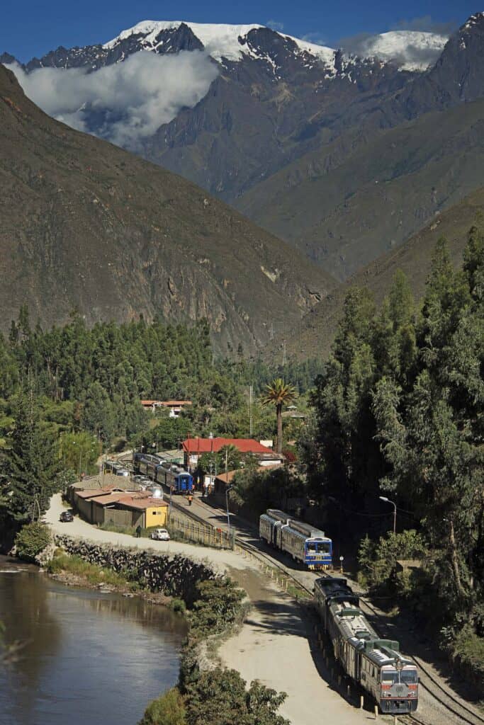 Train station at Ollantaytambo Peru