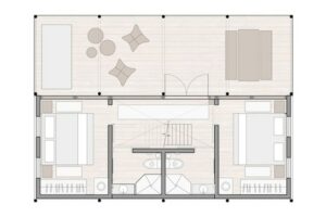 Group tent floor plan