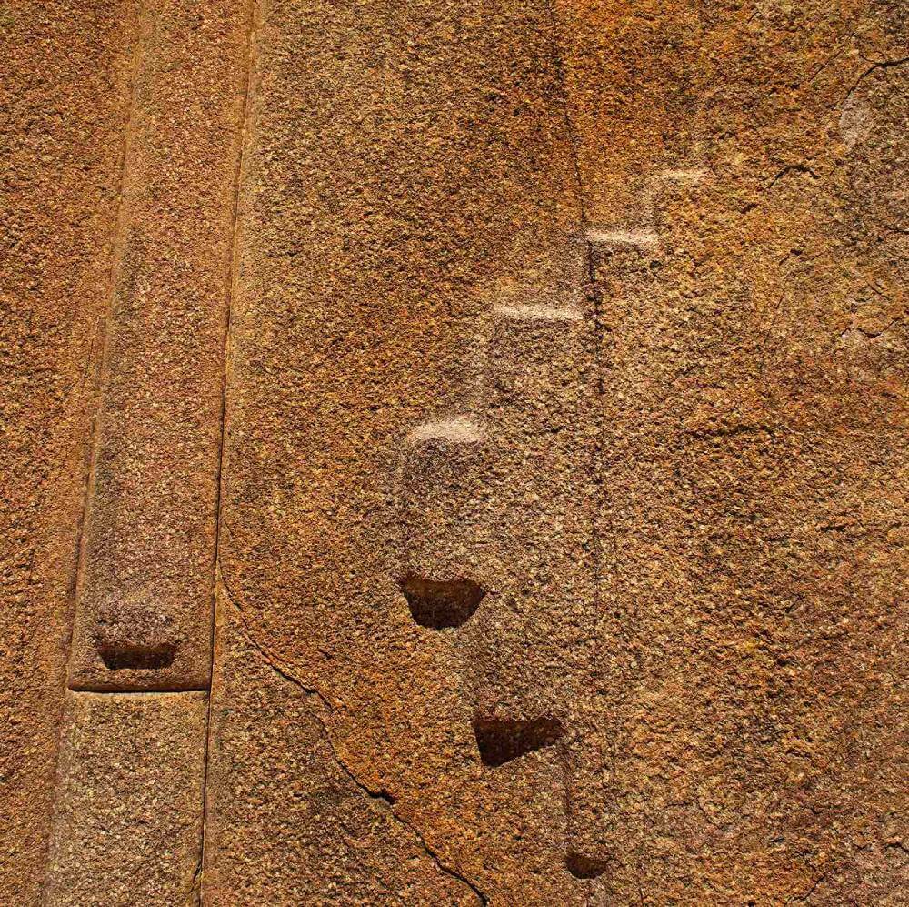 Megalithic stones Ollantytambo Peru
